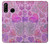 S3710 Coeur d'amour rose Etui Coque Housse pour Huawei P30 lite