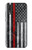 S3687 Drapeau américain de pompier mince ligne rouge Etui Coque Housse pour Huawei P20
