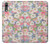 S3688 Motif d'art floral floral Etui Coque Housse pour Huawei P20