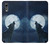 S3693 Pleine lune du loup blanc sinistre Etui Coque Housse pour Huawei P20