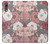 S3716 Motif floral rose Etui Coque Housse pour Huawei P20