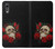 S3753 Roses de crâne gothique sombre Etui Coque Housse pour Huawei P20