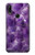 S3713 Graphique violet améthyste à quartz imprimé Etui Coque Housse pour Huawei P Smart Z, Y9 Prime 2019