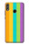 S3678 Vertical arc-en-ciel coloré Etui Coque Housse pour Huawei Honor 8X