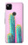 S3673 Cactus Etui Coque Housse pour Google Pixel 4a