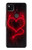 S3682 Cœur du diable Etui Coque Housse pour Google Pixel 4a