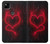 S3682 Cœur du diable Etui Coque Housse pour Google Pixel 4a
