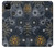 S3702 Lune et soleil Etui Coque Housse pour Google Pixel 4a
