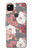 S3716 Motif floral rose Etui Coque Housse pour Google Pixel 4a
