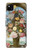 S3749 Vase de fleurs Etui Coque Housse pour Google Pixel 4a