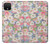 S3688 Motif d'art floral floral Etui Coque Housse pour Google Pixel 4