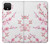 S3707 Fleur de cerisier rose fleur de printemps Etui Coque Housse pour Google Pixel 4