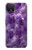 S3713 Graphique violet améthyste à quartz imprimé Etui Coque Housse pour Google Pixel 4