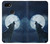 S3693 Pleine lune du loup blanc sinistre Etui Coque Housse pour Google Pixel 3a