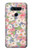 S3688 Motif d'art floral floral Etui Coque Housse pour LG V40, LG V40 ThinQ