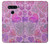 S3710 Coeur d'amour rose Etui Coque Housse pour LG V40, LG V40 ThinQ