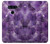 S3713 Graphique violet améthyste à quartz imprimé Etui Coque Housse pour LG V40, LG V40 ThinQ