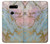 S3717 Imprimé graphique en marbre bleu pastel or rose Etui Coque Housse pour LG V30, LG V30 Plus, LG V30S ThinQ, LG V35, LG V35 ThinQ