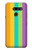 S3678 Vertical arc-en-ciel coloré Etui Coque Housse pour LG G8 ThinQ