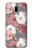 S3716 Motif floral rose Etui Coque Housse pour LG G7 ThinQ