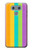 S3678 Vertical arc-en-ciel coloré Etui Coque Housse pour LG G6
