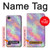 S3706 Arc-en-ciel pastel Galaxy Pink Sky Etui Coque Housse pour LG Q6