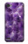 S3713 Graphique violet améthyste à quartz imprimé Etui Coque Housse pour LG Q6