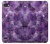 S3713 Graphique violet améthyste à quartz imprimé Etui Coque Housse pour LG Q6