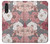 S3716 Motif floral rose Etui Coque Housse pour LG Velvet