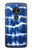 S3671 Tie Dye bleu Etui Coque Housse pour Motorola Moto G7 Play