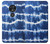 S3671 Tie Dye bleu Etui Coque Housse pour Motorola Moto G7 Play