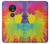 S3675 Tâche de couleur Etui Coque Housse pour Motorola Moto G7 Power