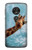 S3680 Girafe de sourire mignon Etui Coque Housse pour Motorola Moto G7 Power