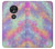 S3706 Arc-en-ciel pastel Galaxy Pink Sky Etui Coque Housse pour Motorola Moto G7 Power