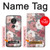 S3716 Motif floral rose Etui Coque Housse pour Motorola Moto G7 Power