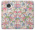 S3688 Motif d'art floral floral Etui Coque Housse pour Motorola Moto G7, Moto G7 Plus