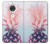 S3711 Ananas rose Etui Coque Housse pour Motorola Moto G7, Moto G7 Plus