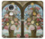 S3749 Vase de fleurs Etui Coque Housse pour Motorola Moto G7, Moto G7 Plus