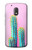 S3673 Cactus Etui Coque Housse pour Motorola Moto G4 Play