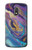 S3676 Pierre de marbre abstraite colorée Etui Coque Housse pour Motorola Moto G4 Play