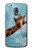S3680 Girafe de sourire mignon Etui Coque Housse pour Motorola Moto G4 Play