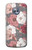 S3716 Motif floral rose Etui Coque Housse pour Motorola Moto X4