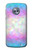 S3747 Polygone de drapeau trans Etui Coque Housse pour Motorola Moto X4