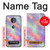 S3706 Arc-en-ciel pastel Galaxy Pink Sky Etui Coque Housse pour Motorola Moto Z3, Z3 Play