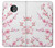 S3707 Fleur de cerisier rose fleur de printemps Etui Coque Housse pour Motorola Moto Z3, Z3 Play