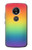 S3698 Drapeau de fierté LGBT Etui Coque Housse pour Motorola Moto E5 Plus