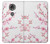 S3707 Fleur de cerisier rose fleur de printemps Etui Coque Housse pour Motorola Moto E5 Plus