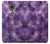 S3713 Graphique violet améthyste à quartz imprimé Etui Coque Housse pour Motorola Moto E5 Plus