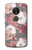 S3716 Motif floral rose Etui Coque Housse pour Motorola Moto E5 Plus