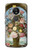 S3749 Vase de fleurs Etui Coque Housse pour Motorola Moto E5 Plus